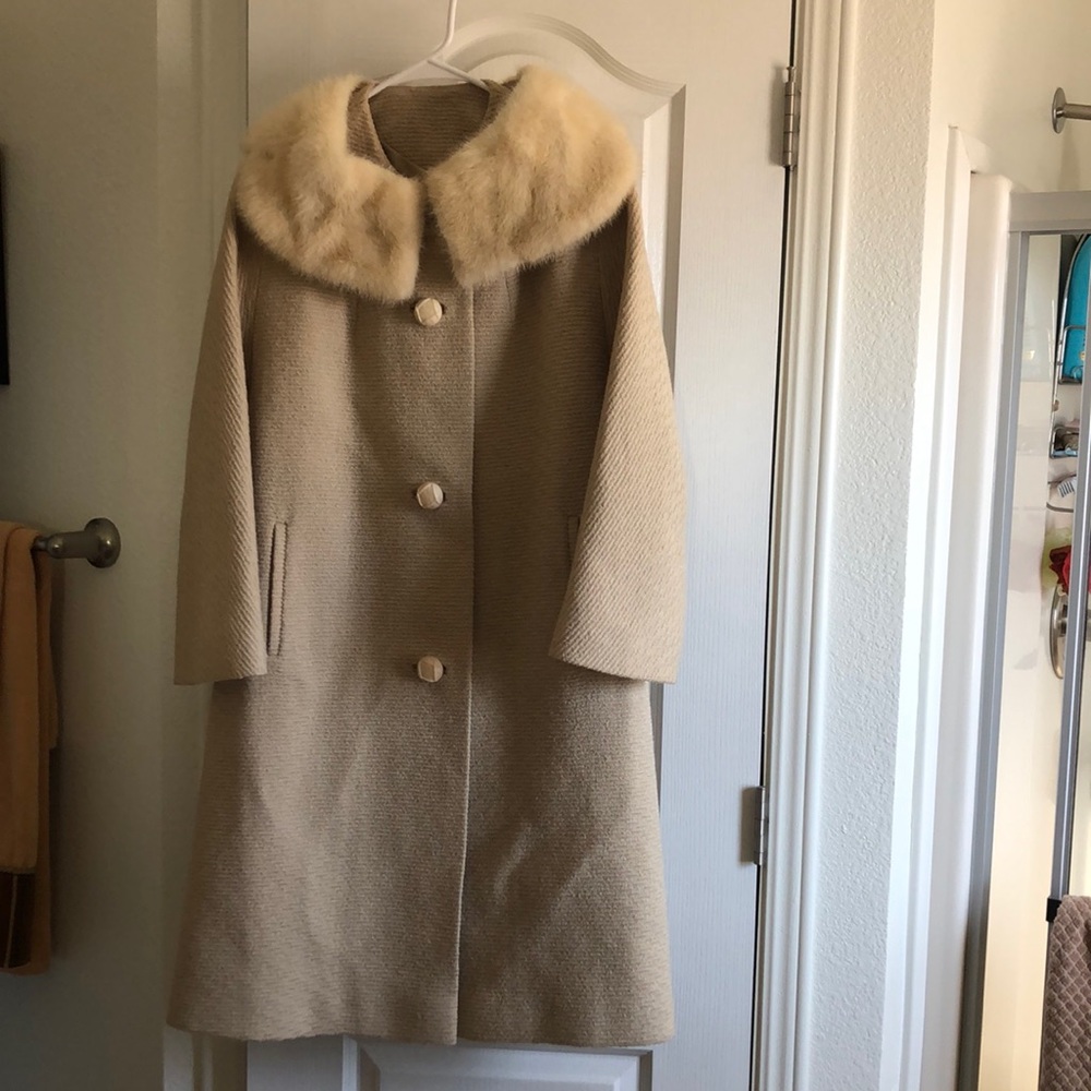 1950s 1960s Dumas california vintage winter coat